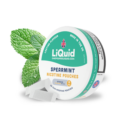 
Spearmint Nicotine Pouches by LiQuid 9mg