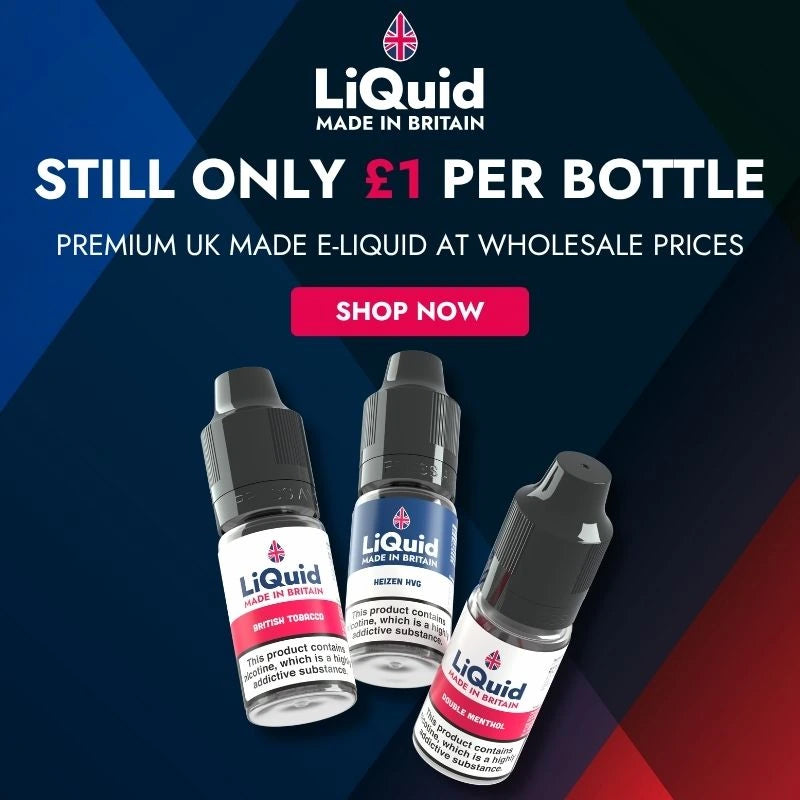 One Pound E-Liquid Cheap Vape Juice Mobile Banner