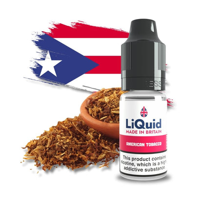 
American Tobacco UK Made Cheap £1 Vape Juice E-liquid