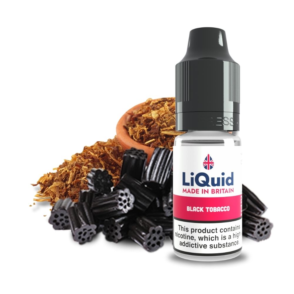 
Black Tobacco UK Made Cheap £1 Vape Juice E-liquid