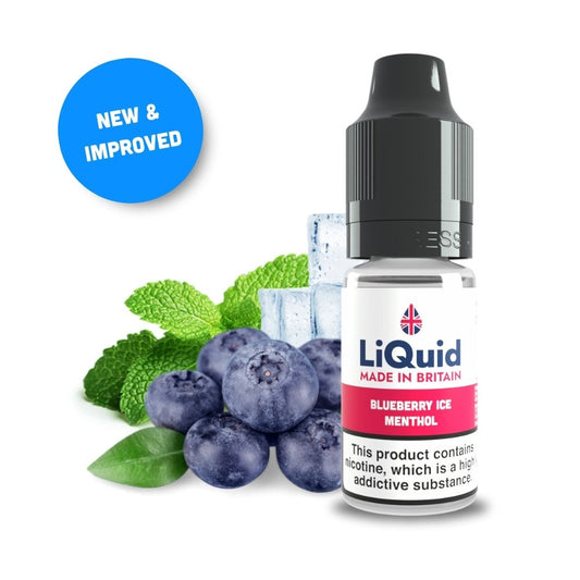 
Blueberry Ice Menthol UK Made Cheap £1 Vape Juice E-liquid