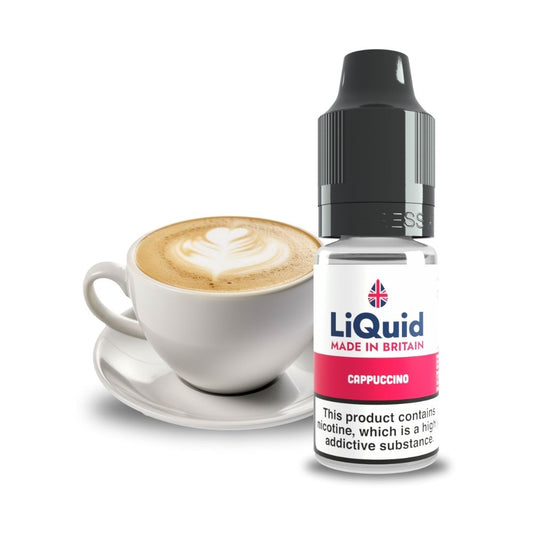 
Cappuccino UK Made Cheap £1 Vape Juice E-liquid