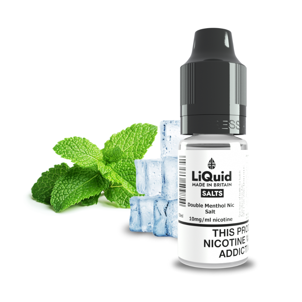 
Double Menthol Nic Salt Vape Juice £1