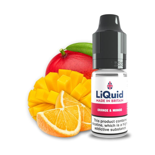 
Orange & Mango UK Made Cheap £1 Vape Juice E-liquid