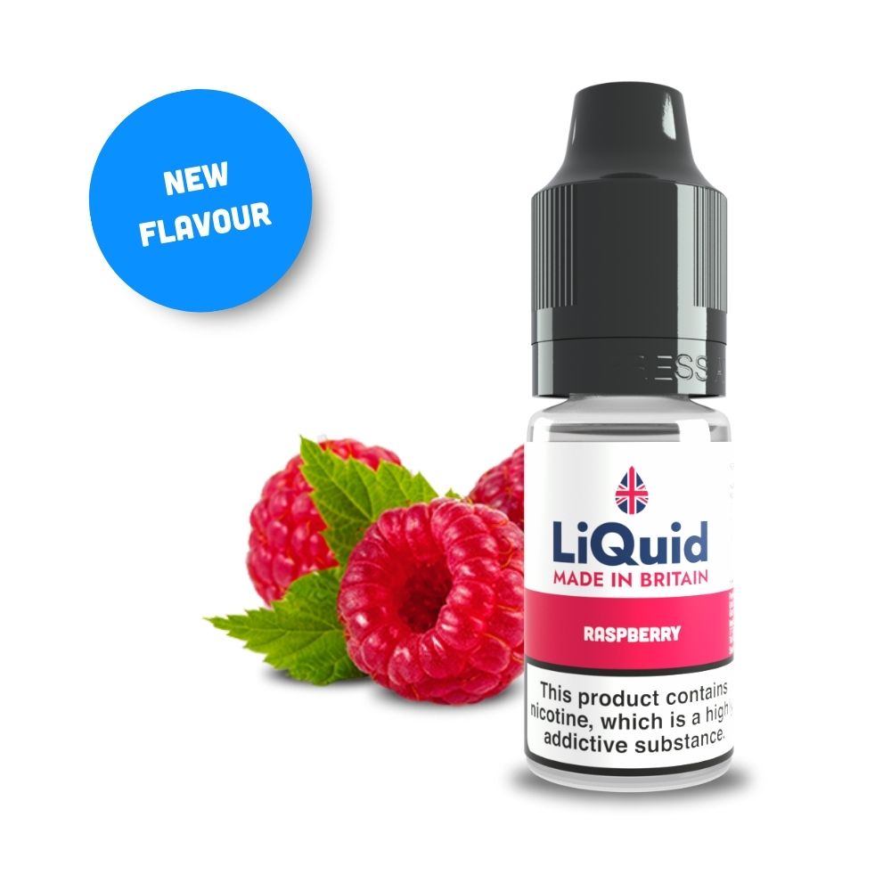 
Raspberry UK Made Cheap £1 Vape Juice E-liquid