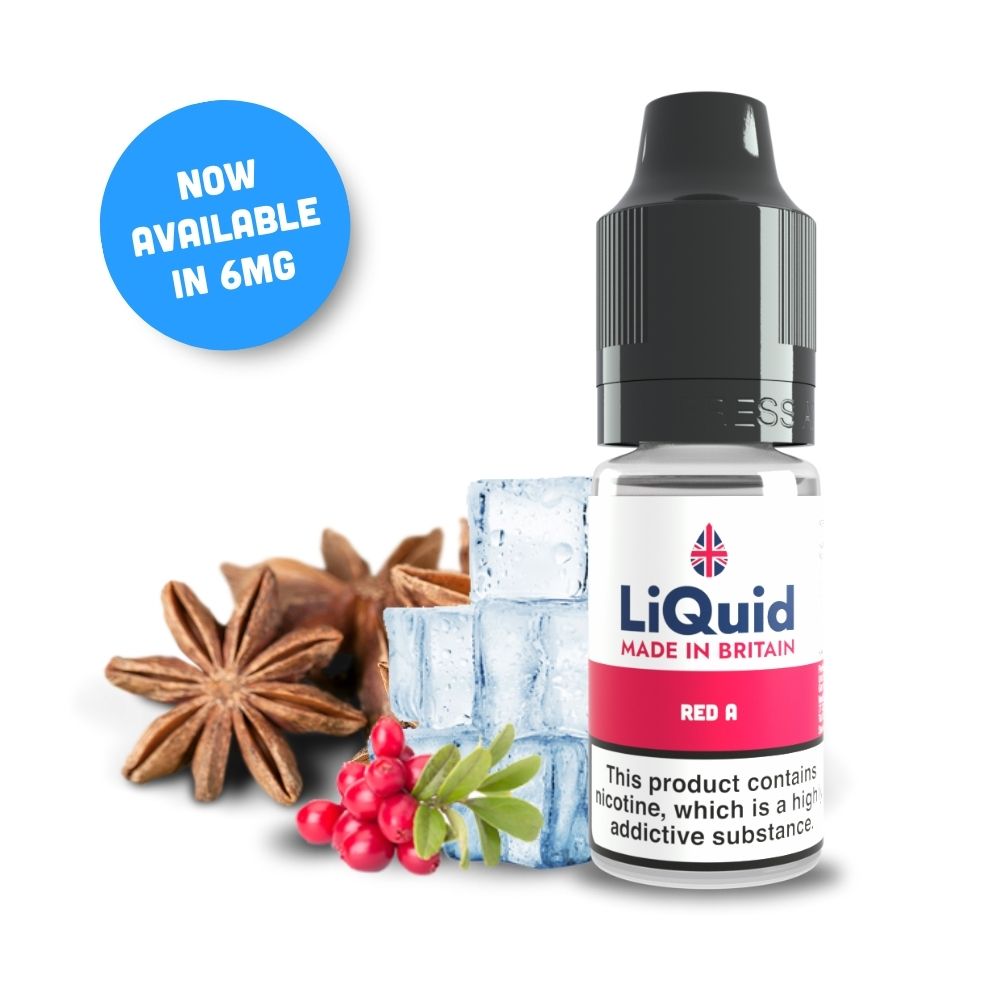 
Red A UK Made Cheap £1 Vape Juice E-liquid