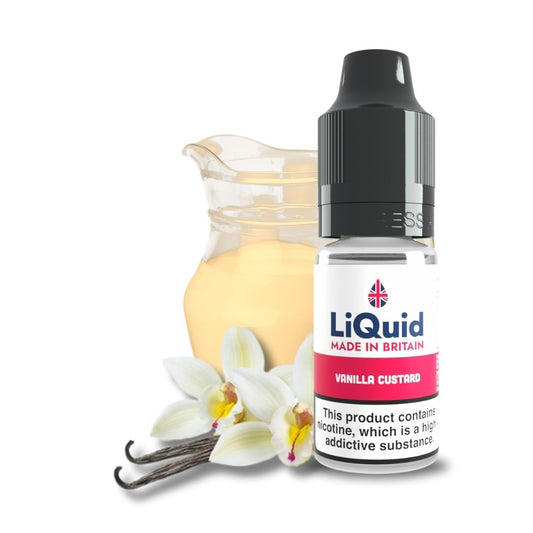 
Vanilla Custard UK Made Cheap £1 Vape Juice E-liquid