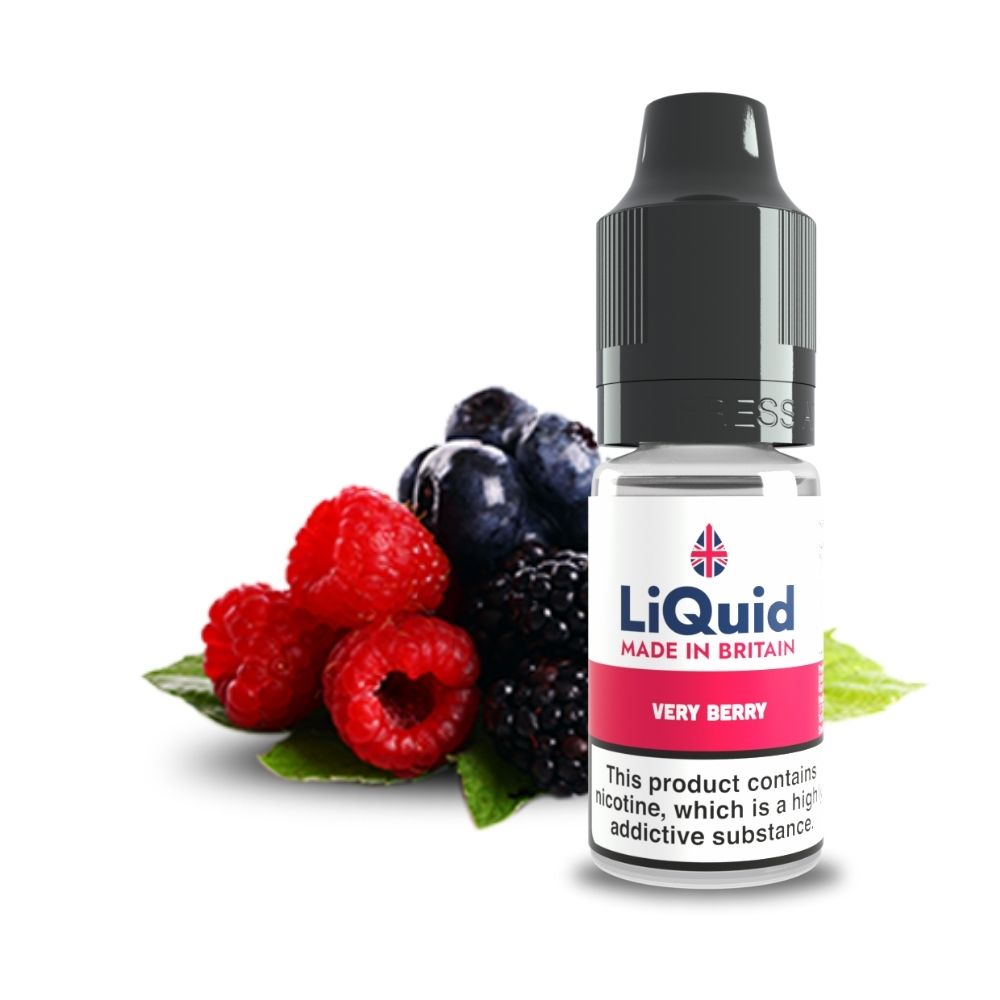 
Very Berry UK Made Cheap £1 Vape Juice E-liquid