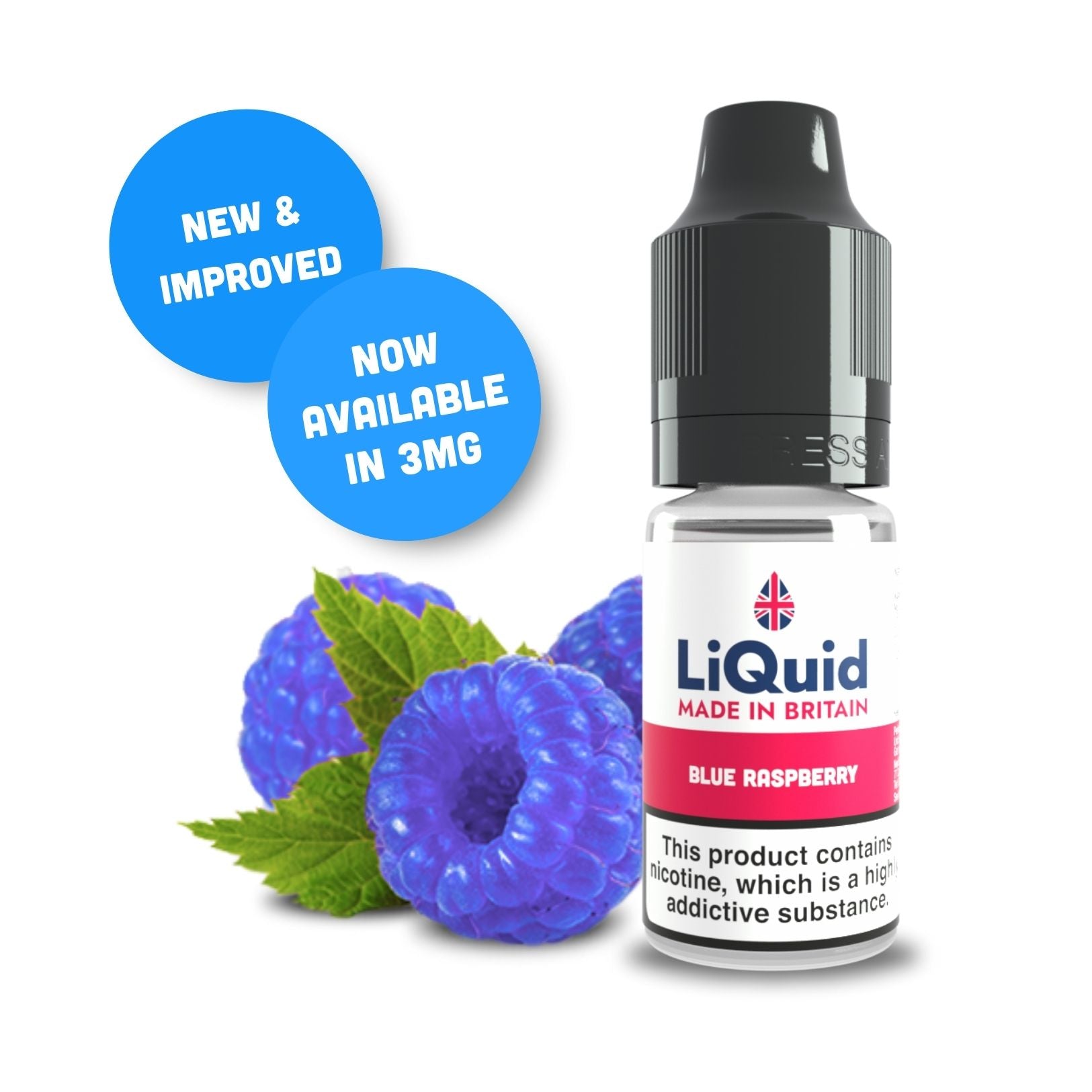 Only £1 - Blue Raspberry Eliquid 10ml - UK Made & Free Shipping