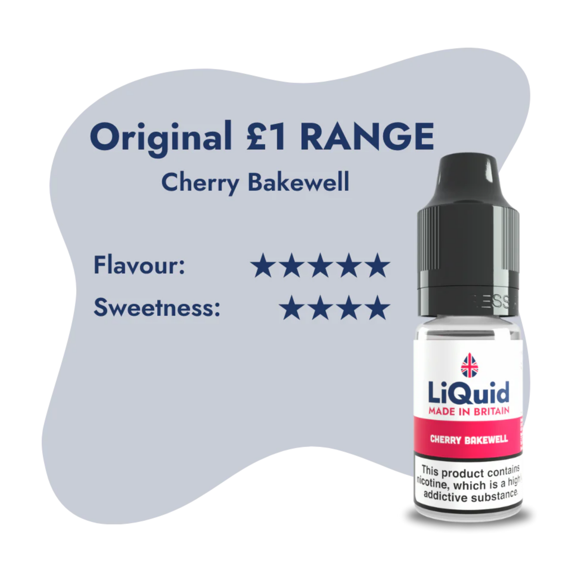 LiQuid  UK Made Cherry Bakewell