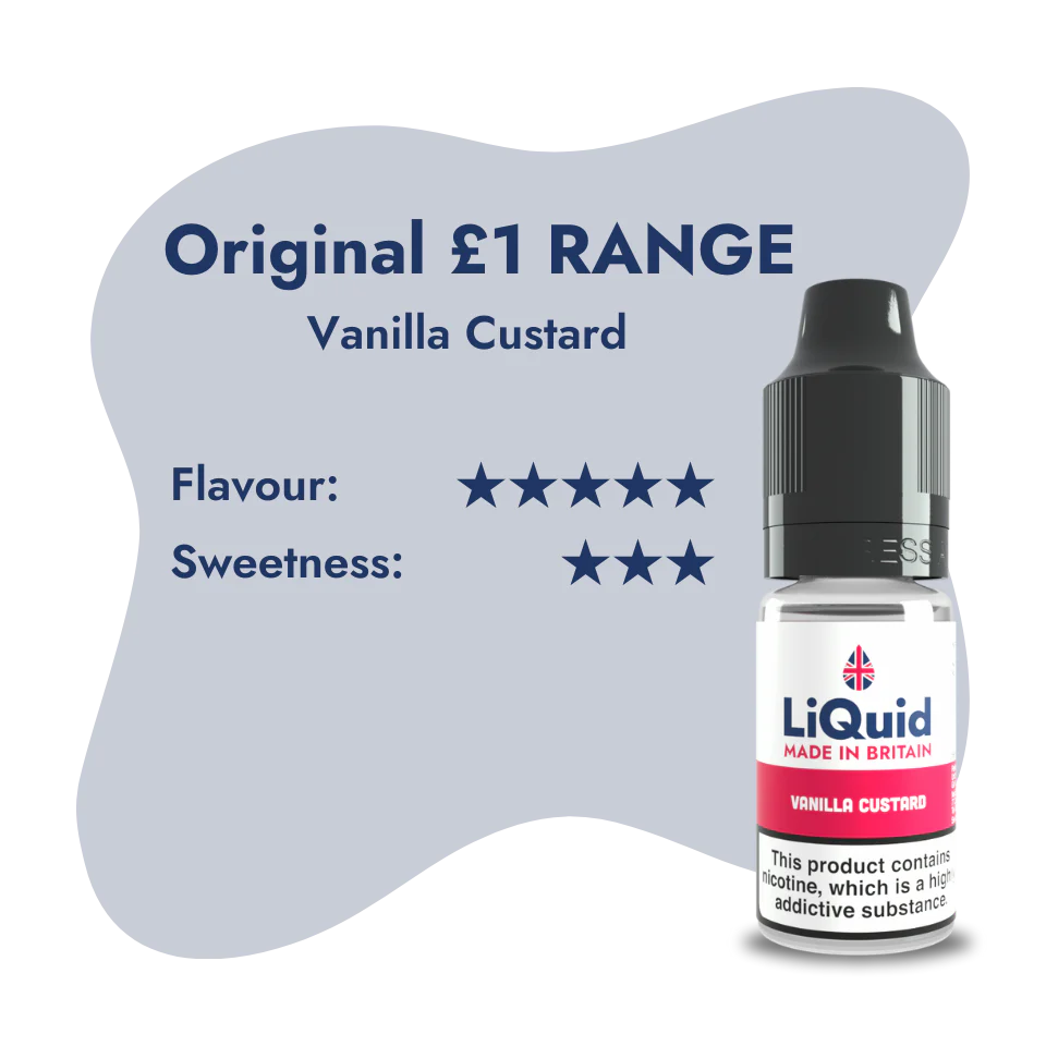 LiQuid Vanilla Custard UK Made 