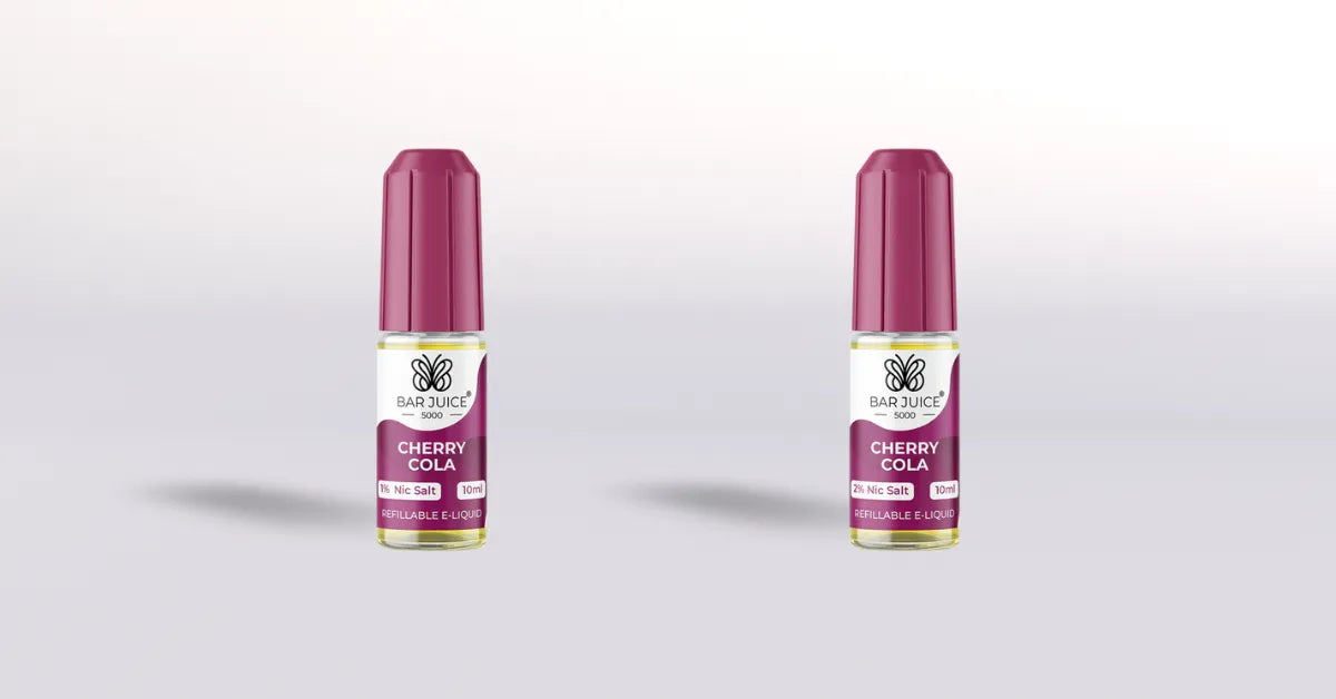 Bar Juice 5000 - Cherry Cola Nic Salt Vape Juice - 3.99 Bar Juice 5000 - Cherry Cola Nic Salt Vape Juice - 3.99