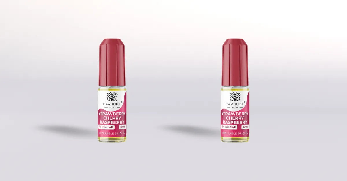 Bar Juice 5000 Strawberry Cherry Raspberry Nicotine Salt Vape Juice