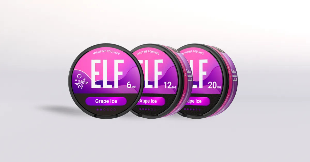 ELF Grape Ice Nicotine Pouches