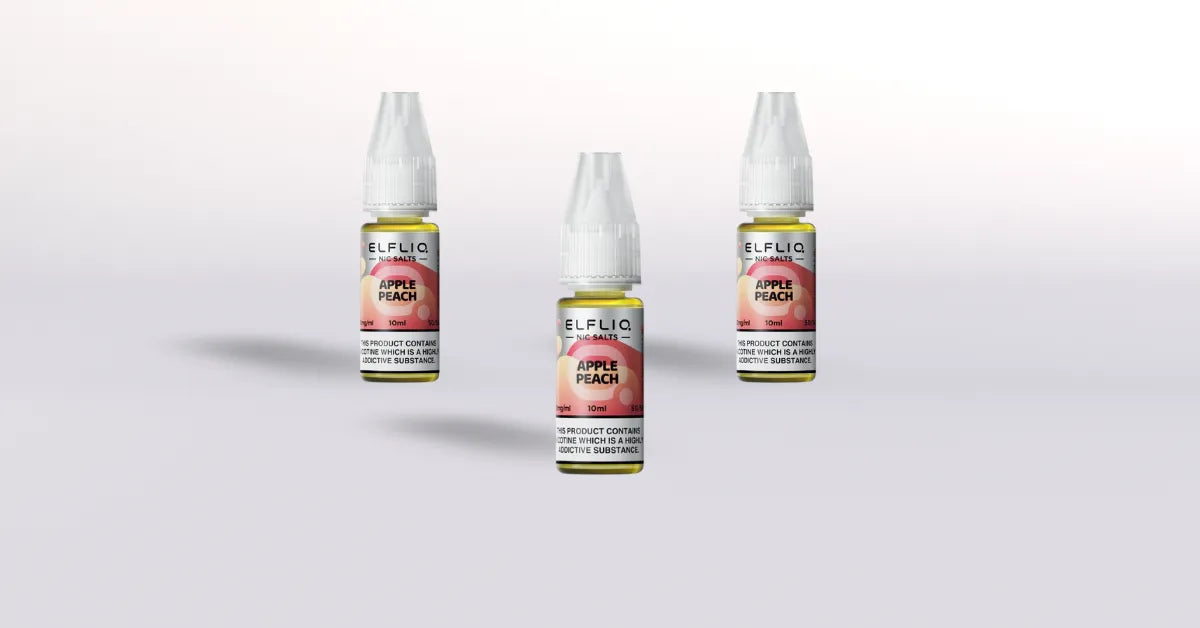 ElfBar Elfliq Apple Peach Nicotine Salt Vape Juice