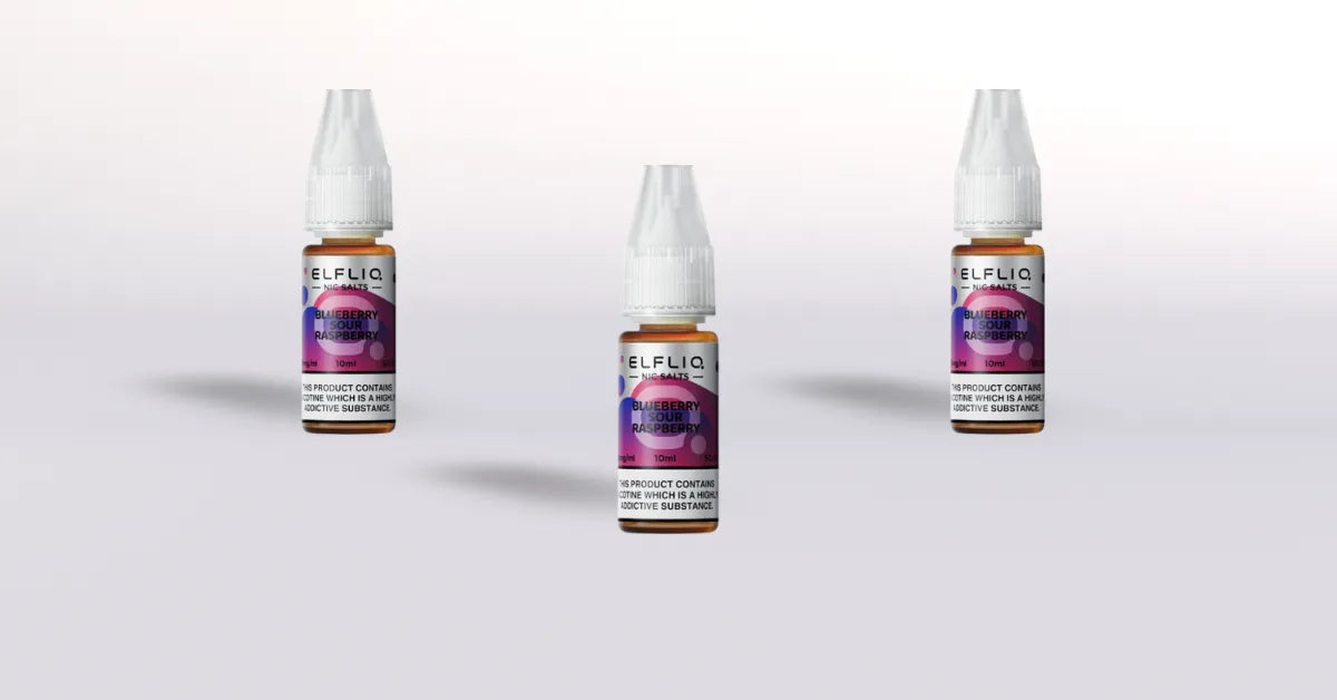 ElfBar Elfliq Blueberry Sour Raspberry Nicotine Salt Vape Juice