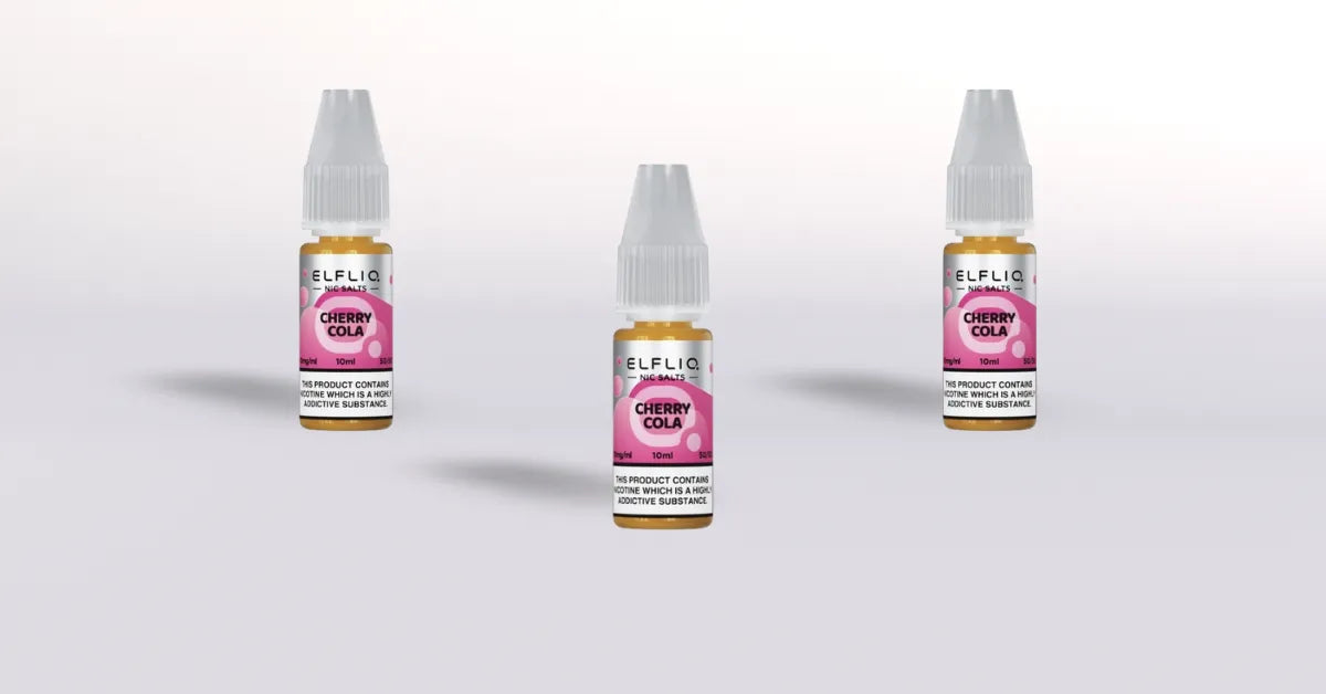 ElfBar Elfliq Cherry Cola Nicotine Salt Vape Juice
