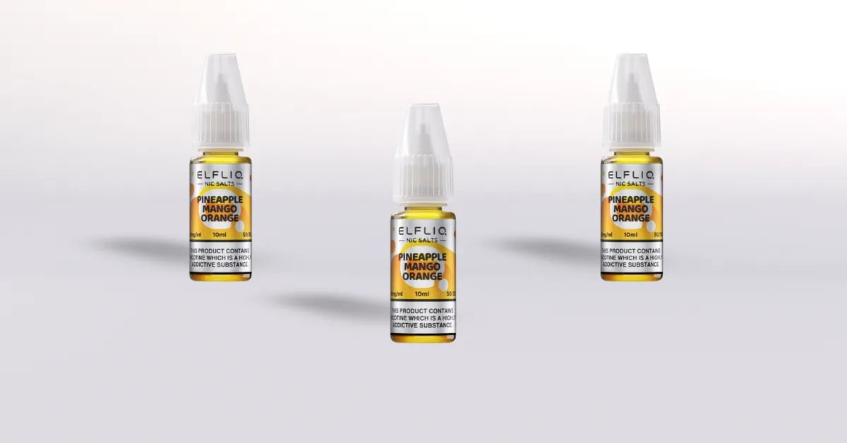 ElfBar Elfliq Pineapple Mango Orange Nicotine Salt Vape Juice