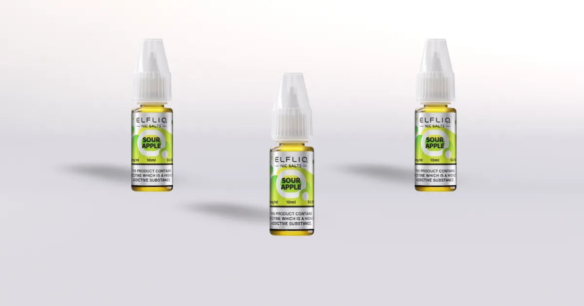 ElfBar Elfliq Sour Apple Nicotine Salt Vape Juice
