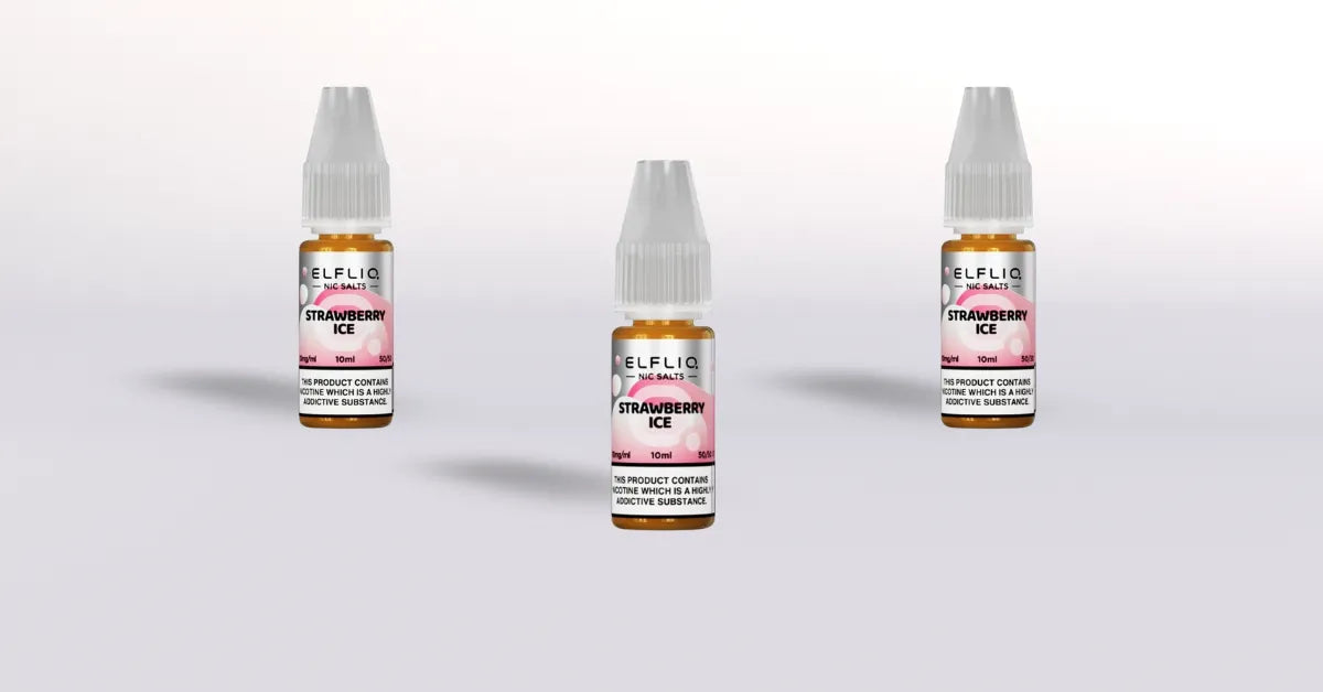 Elf Bar Vape Juice - Strawberry Ice Nic Salts - ElfLiq 10ml Elf Bar Vape Juice - Strawberry Ice Nic Salts - ElfLiq 10ml