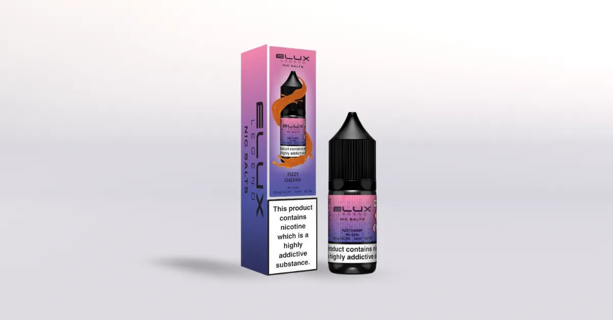 Elux Legends Vape Juice - Fizzy Cherry Nic Salts - 3.99 10ml Elux Legends Vape Juice - Fizzy Cherry Nic Salts - 3.99 10ml
