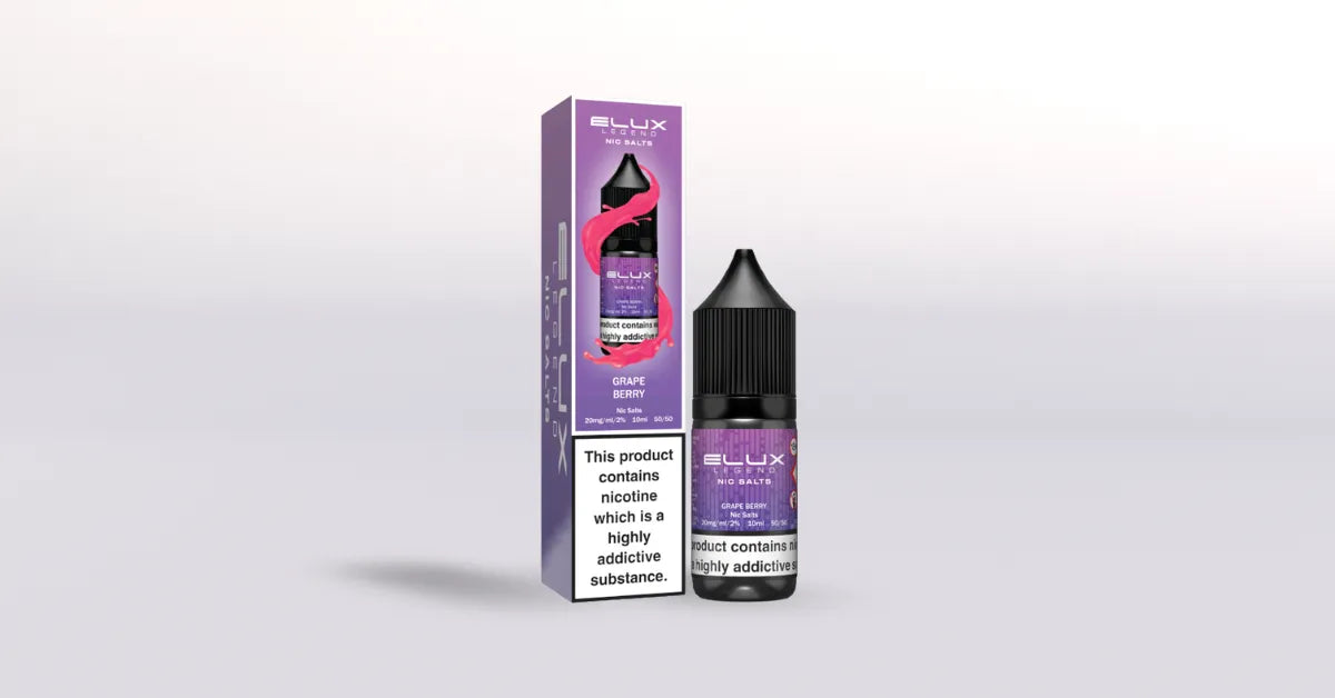Elux Legends Vape Juice - Grape Berries Nic Salts - 3.99 10ml Elux Legends Vape Juice - Grape Berries Nic Salts - 3.99 10ml