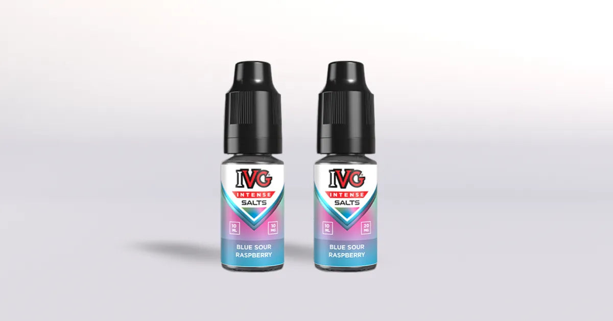 IVG Intense Salts Blue Sour Raspberry Nicotine Salt Vape Juice - Overview