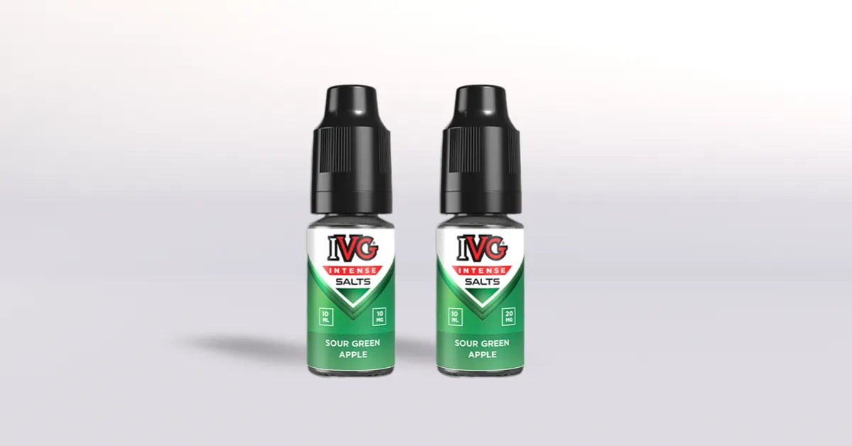 IVG Intense Salts Sour Green Apple Nicotine Salt Vape Juice - Overview
