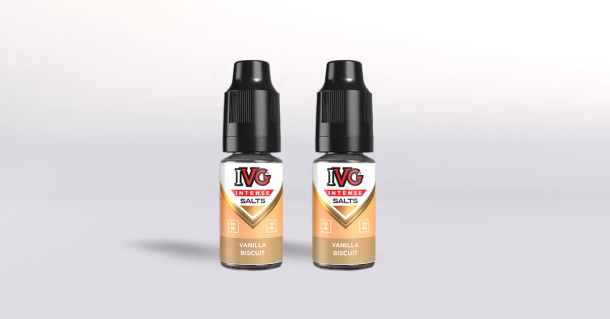 IVG Intense Salts Vanilla Biscuit Nicotine Salt Vape Juice - Overview