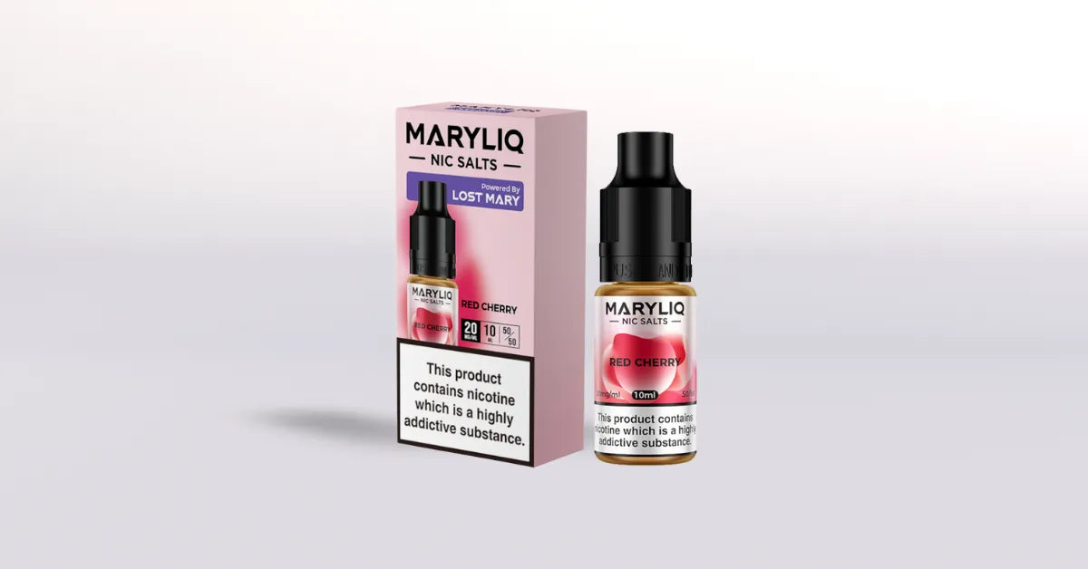 Maryliq by Lost Mary Red Cherry Nicotine Salt Vape Juice