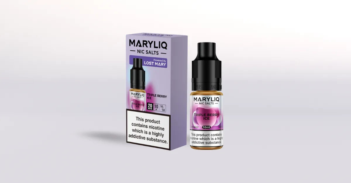 Maryliq by Lost Mary Triple Berry Ice Nicotine Salt Vape Juice