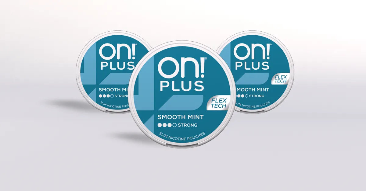 On! Plus Smooth Mint Nicotine Pouches