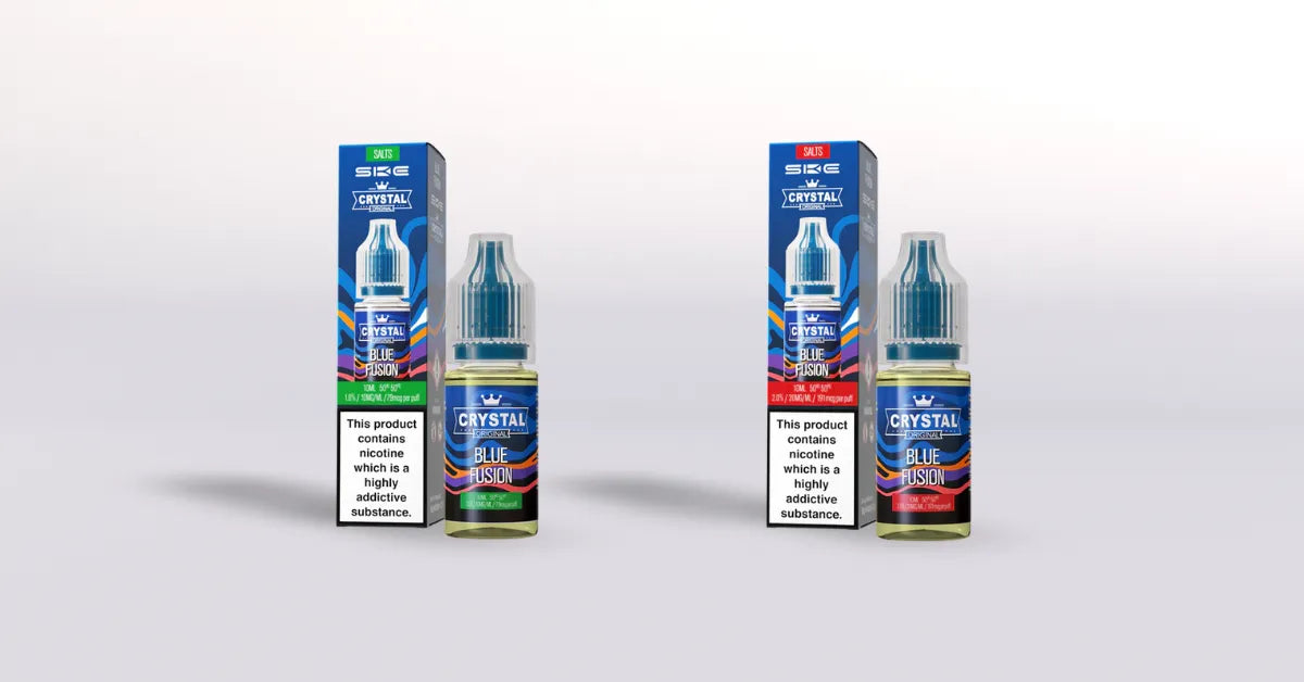 SKE Crystal Blue Fusion Nicotine Salt Vape Juice