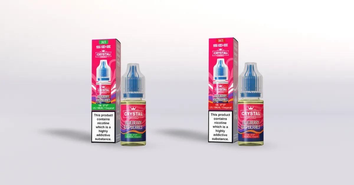 SKE Crystal Blueberry Raspberries Nicotine Salt Vape Juice