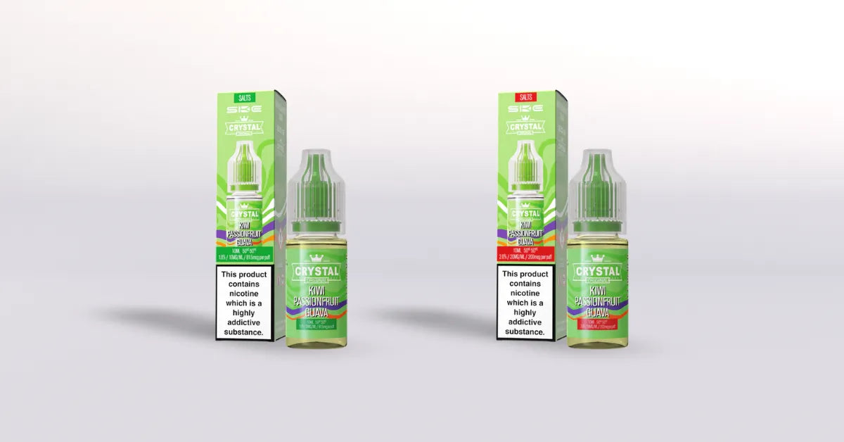 SKE Crystal Kiwi Passionfruit Guava Nicotine Salt Vape Juice