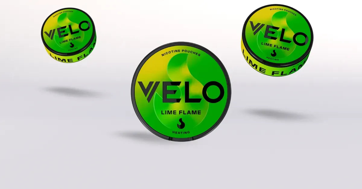 VELO Lime Flame Nicotine Pouches - Overview Image