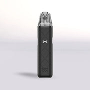 Black Oxva Xlim Go Pod vape device on a light gray background