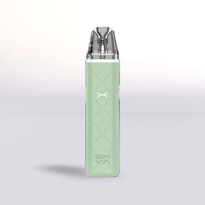 
Mint green Oxva Xlim Go Pod vape device with brand logo on a light gray background