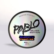 Pablo Silver Edition Blueberry Peach Ice Nicotine Pouches