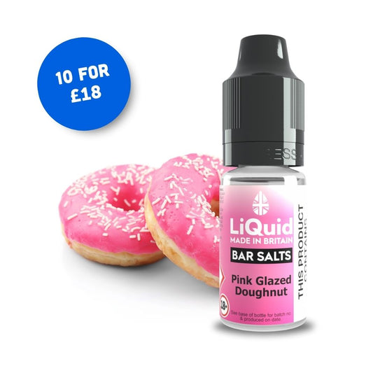 
Pink Glazed Donut Nic Salt Bar Salt Vape Juice Online