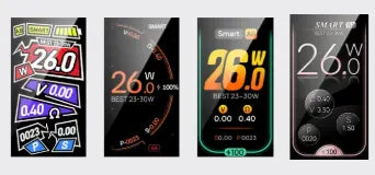 Themes offered by the Aspire Pixo device