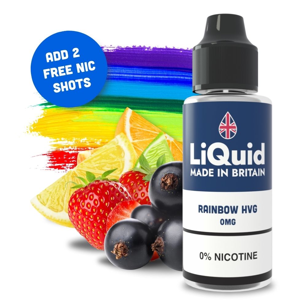 Rainbow HVG Shortfill 100ml Cheap Vape Liquid