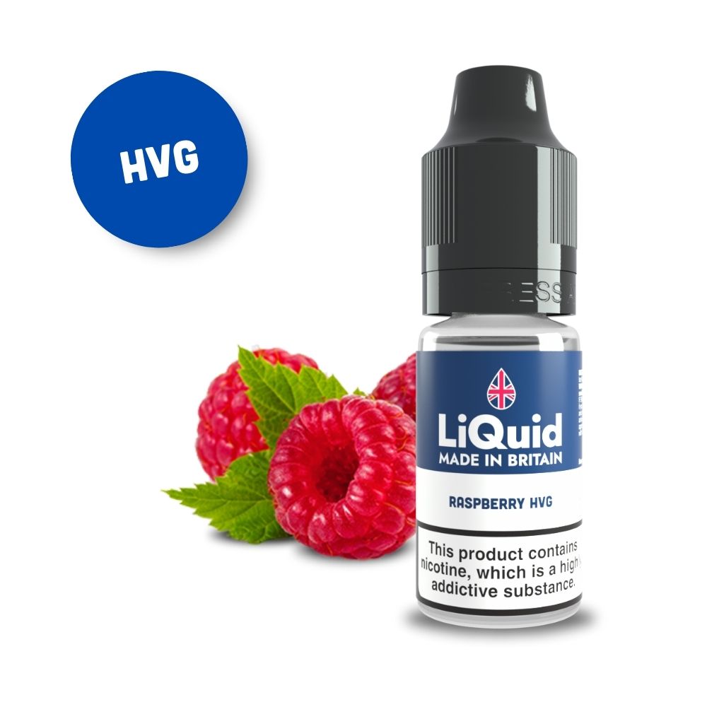 Raspberry HVG UK Made Cheap £1 Vape Juice E-liquid