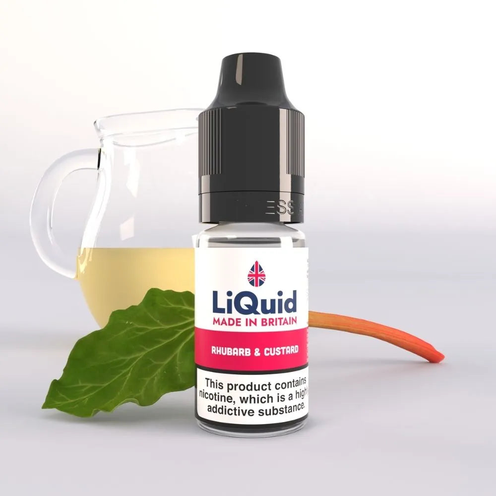 Rhubarb & Custard UK Made Vape Juice E-Liquid