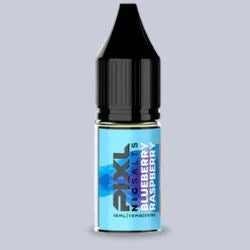 PIXL Nic Salts Blueberry Raspberry Vape Juice Grey Background