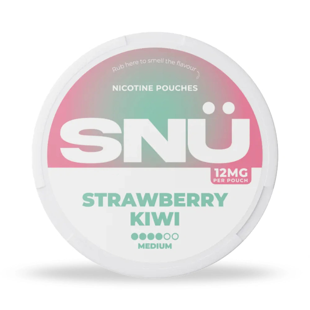 
SNU Strawberry Kiwi Nicotine Pouches 12mg