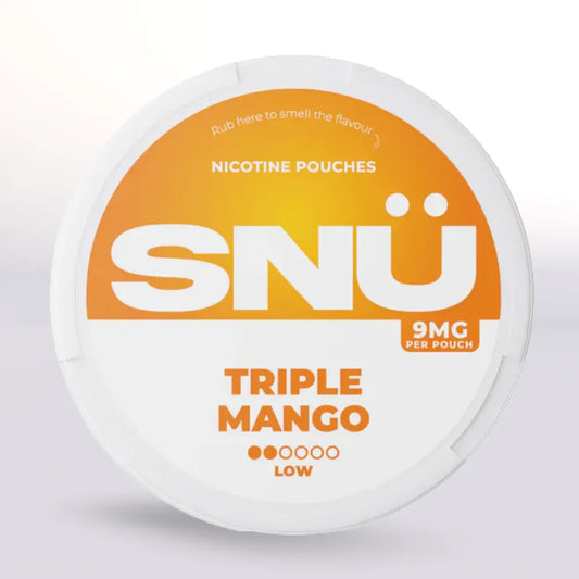 
SNÜ Triple Mango Nicotine Pouches 9mg