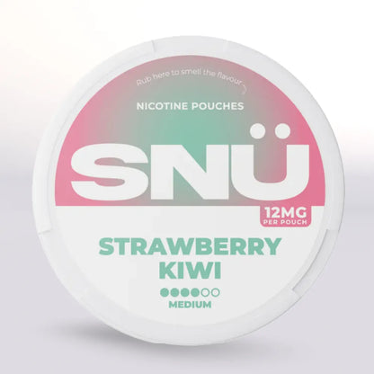 
SNÜ Strawberry Kiwi Nicotine Pouches 12mg