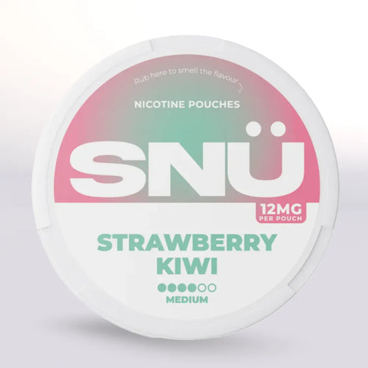 
SNÜ Strawberry Kiwi Nicotine Pouches 12mg