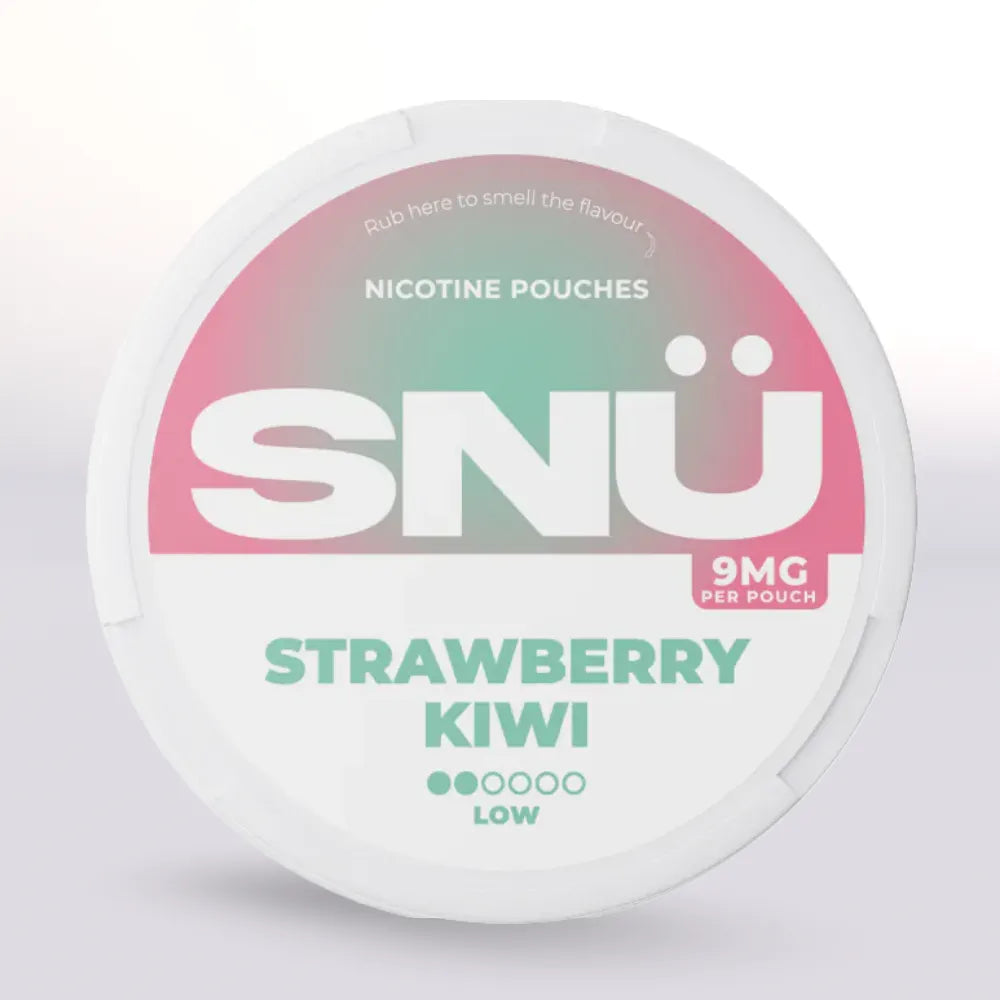 SNÜ Strawberry Kiwi Nicotine Pouches 9mg